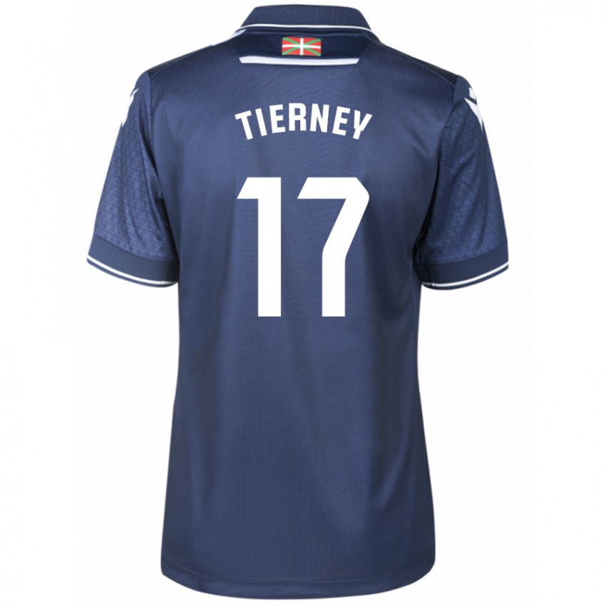 Férfi Kieran Tierney #17 Haditengerészet Idegenbeli Jersey 2023/24 Mez Póló Ing