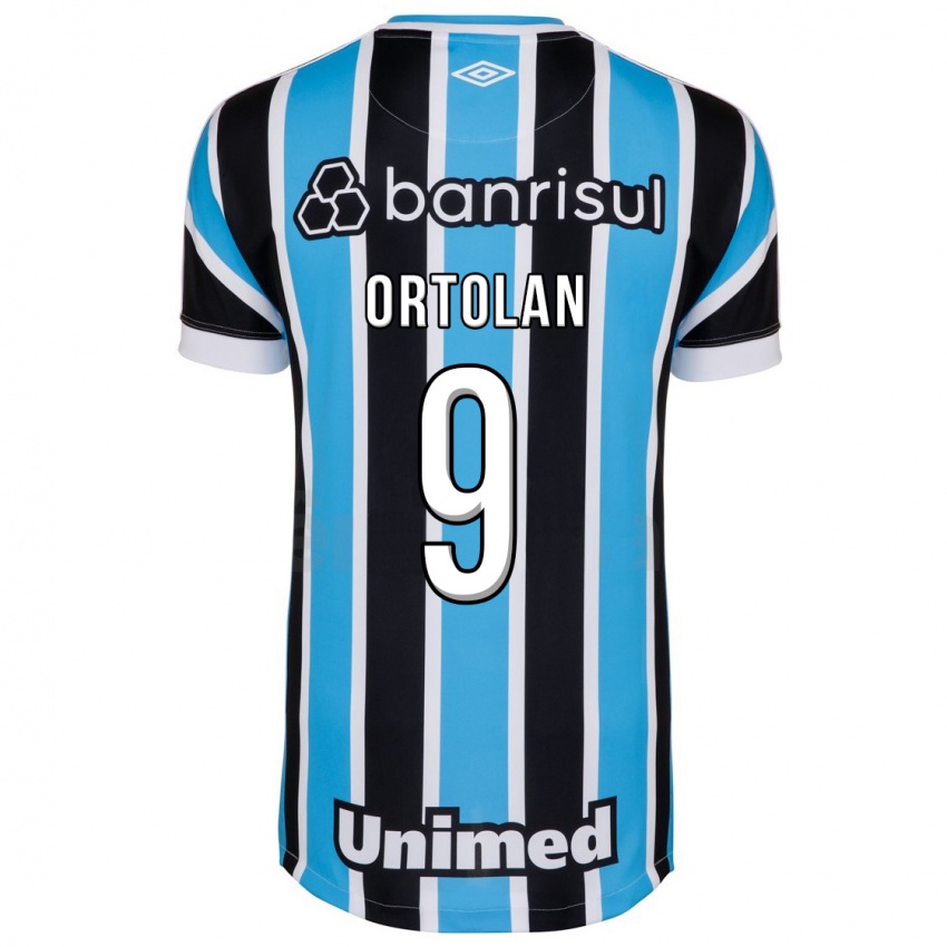 Női Dani Ortolan #9 Kék Hazai Jersey 2023/24 Mez Póló Ing