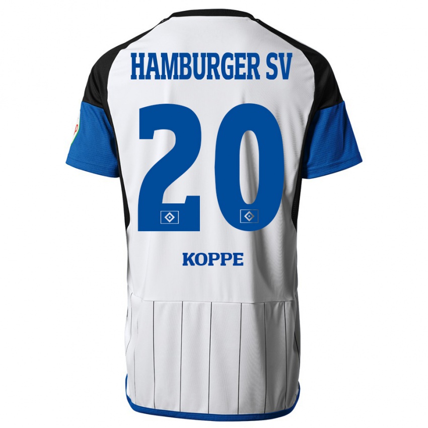 Női Katharina Köppe #20 Fehér Hazai Jersey 2023/24 Mez Póló Ing