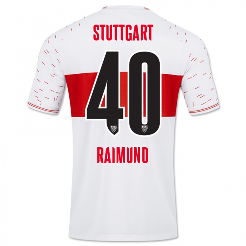 Női Luca Raimund #40 Fehér Hazai Jersey 2023/24 Mez Póló Ing