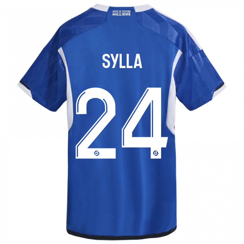 Női Abakar Sylla #24 Kék Hazai Jersey 2023/24 Mez Póló Ing