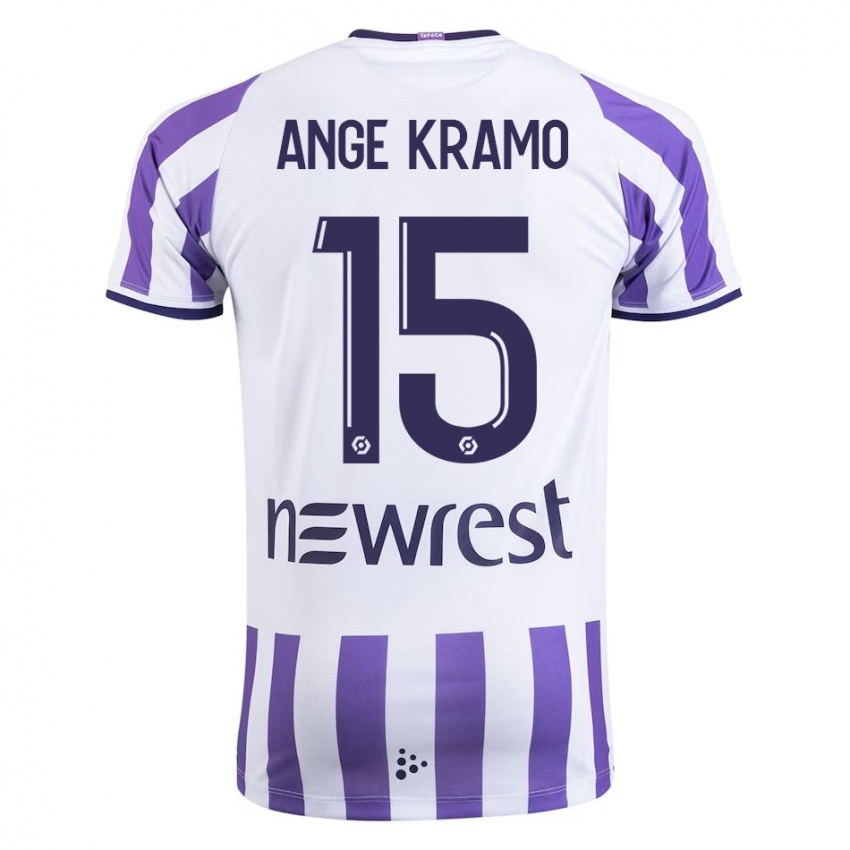 Női Marie Ange Kramo #15 Fehér Hazai Jersey 2023/24 Mez Póló Ing