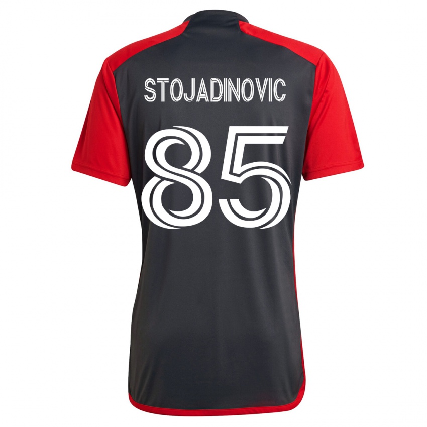 Női Marko Stojadinovic #85 Szürke Hazai Jersey 2023/24 Mez Póló Ing