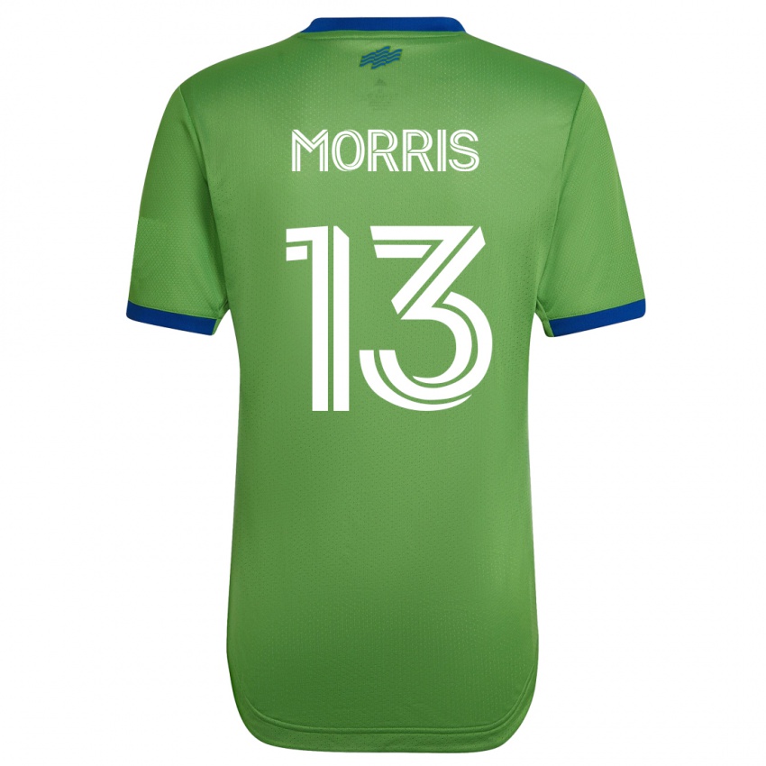 Női Jordan Morris #13 Zöld Hazai Jersey 2023/24 Mez Póló Ing