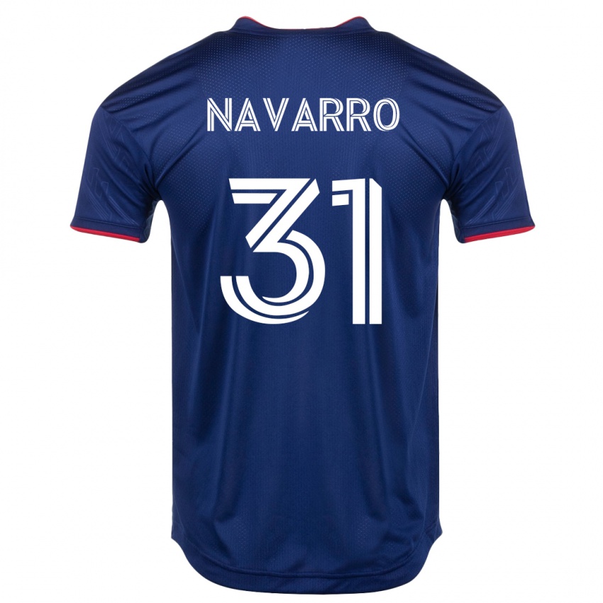 Női Federico Navarro #31 Haditengerészet Hazai Jersey 2023/24 Mez Póló Ing