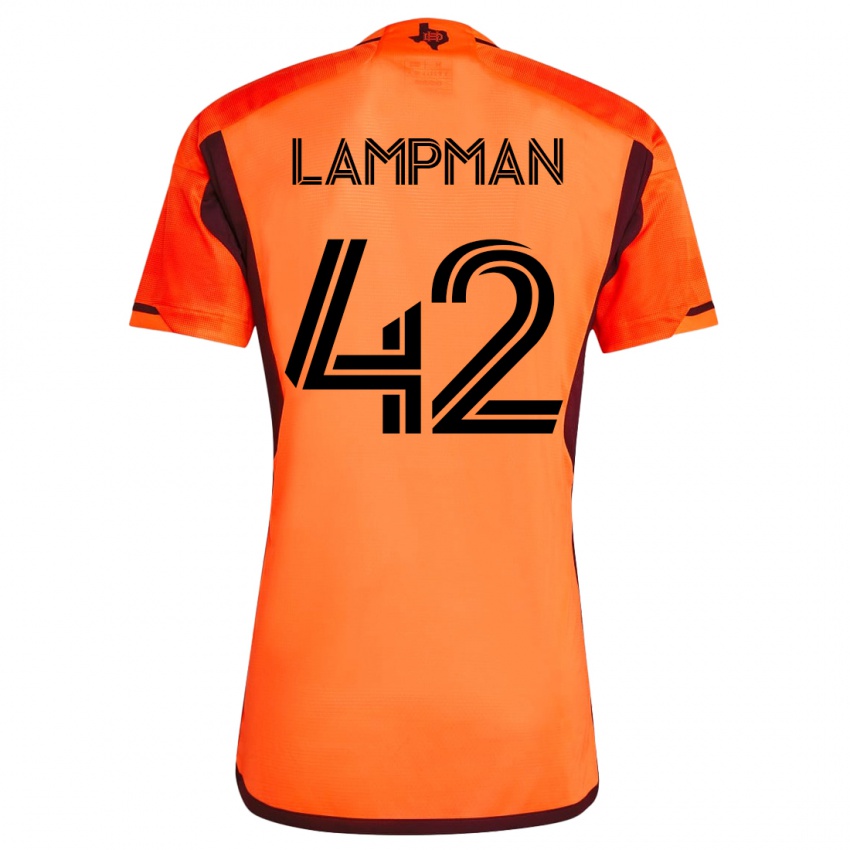 Női Tate Lampman #42 Narancs Hazai Jersey 2023/24 Mez Póló Ing