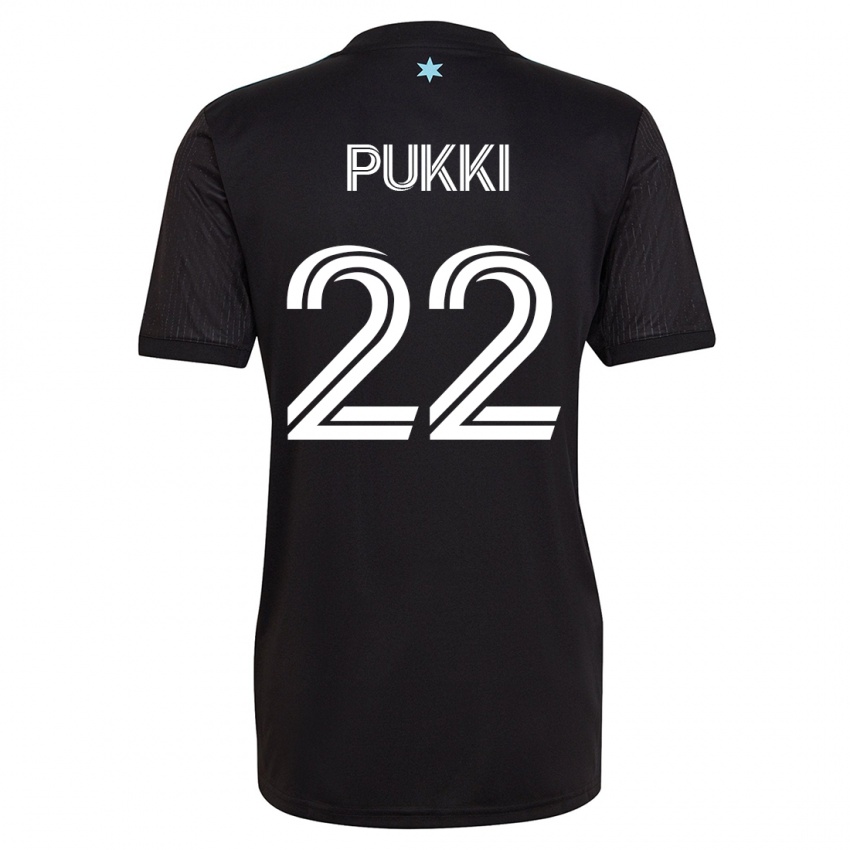 Női Teemu Pukki #22 Fekete Hazai Jersey 2023/24 Mez Póló Ing