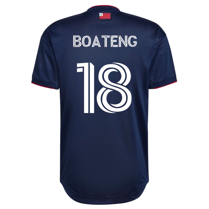Női Emmanuel Boateng #18 Haditengerészet Hazai Jersey 2023/24 Mez Póló Ing