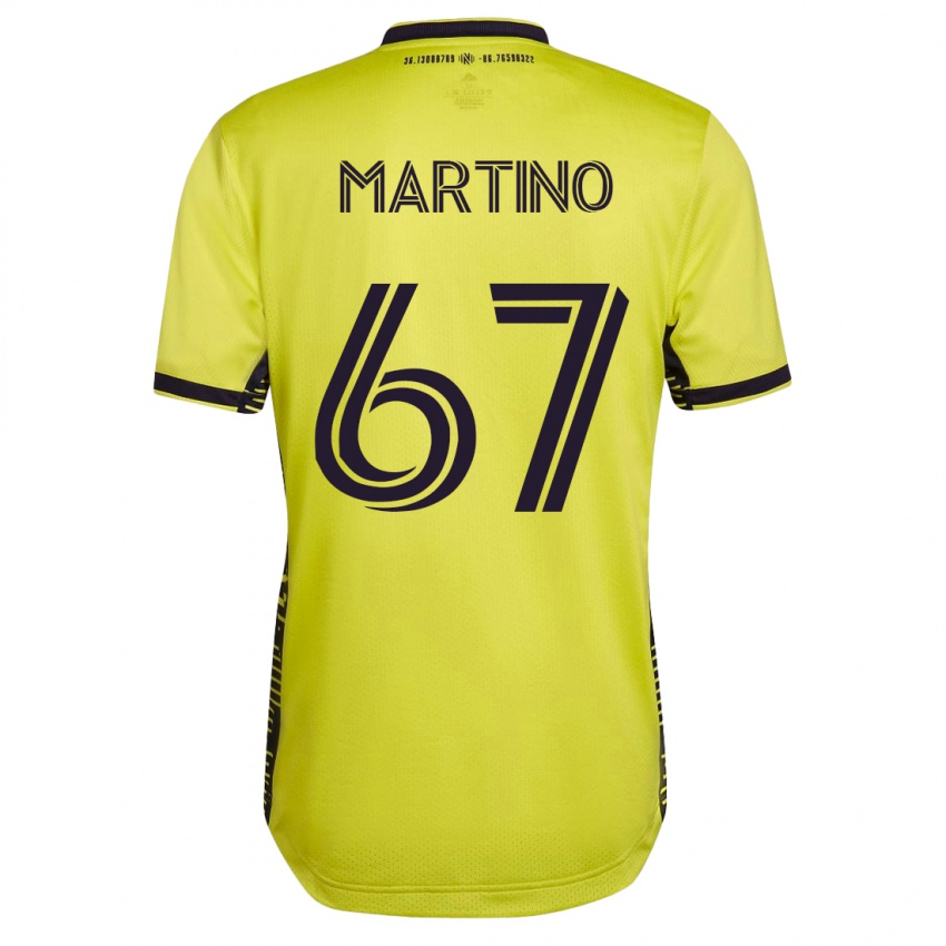 Női Ben Martino #67 Sárga Hazai Jersey 2023/24 Mez Póló Ing