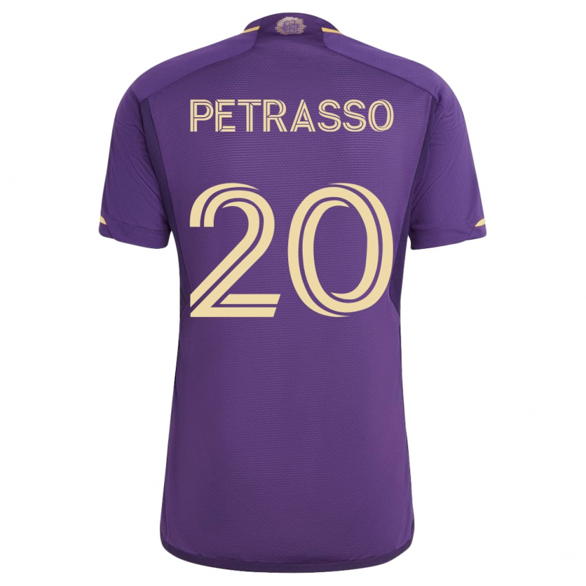 Női Luca Petrasso #20 Ibolya Hazai Jersey 2023/24 Mez Póló Ing