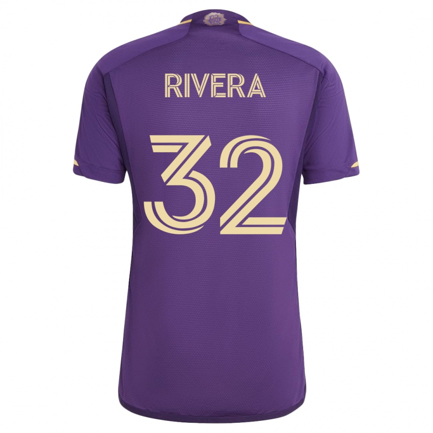 Női Wilfredo Rivera #32 Ibolya Hazai Jersey 2023/24 Mez Póló Ing