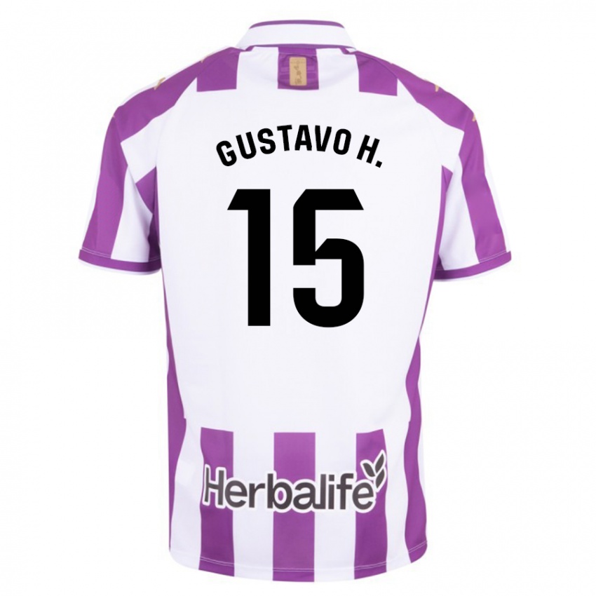 Női Gustavo Henrique #15 Lila Hazai Jersey 2023/24 Mez Póló Ing