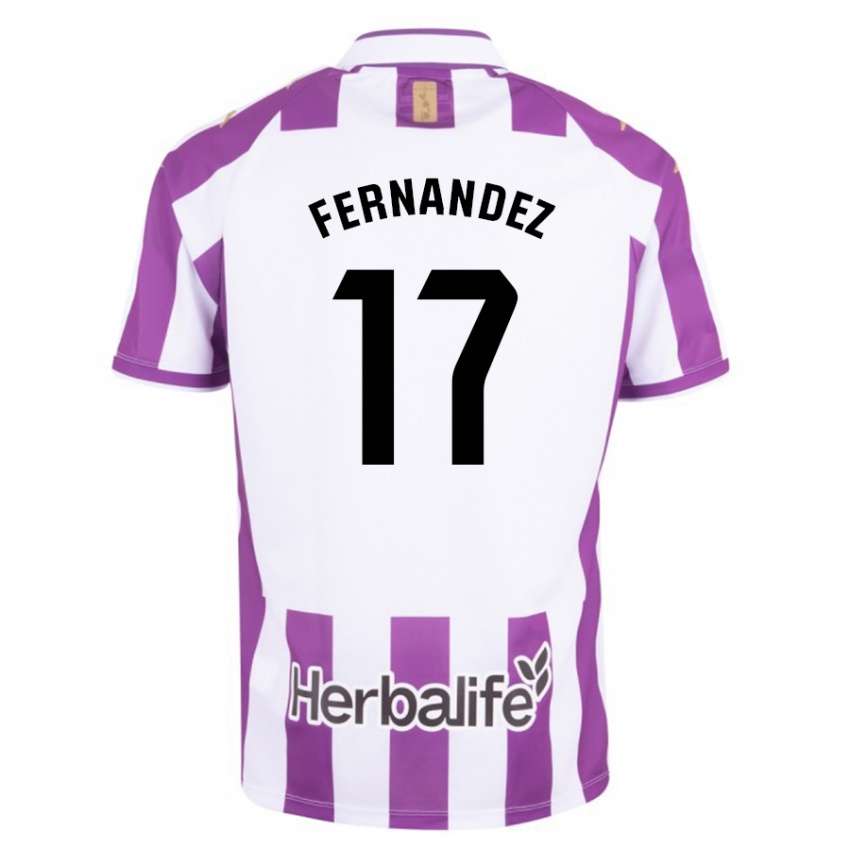 Női Dani Fernández #17 Lila Hazai Jersey 2023/24 Mez Póló Ing