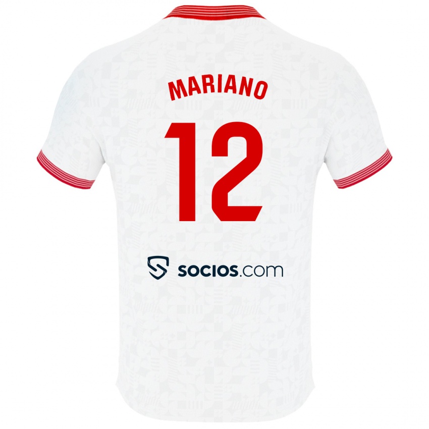 Női Mariano Diaz #12 Fehér Hazai Jersey 2023/24 Mez Póló Ing