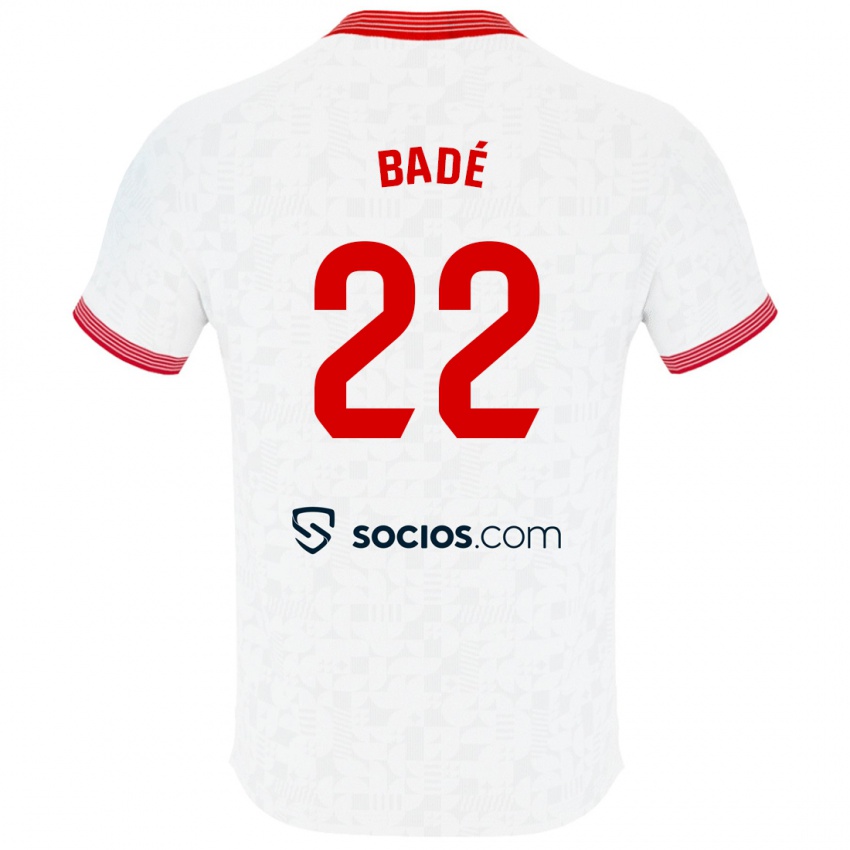 Női Loic Bade #22 Fehér Hazai Jersey 2023/24 Mez Póló Ing