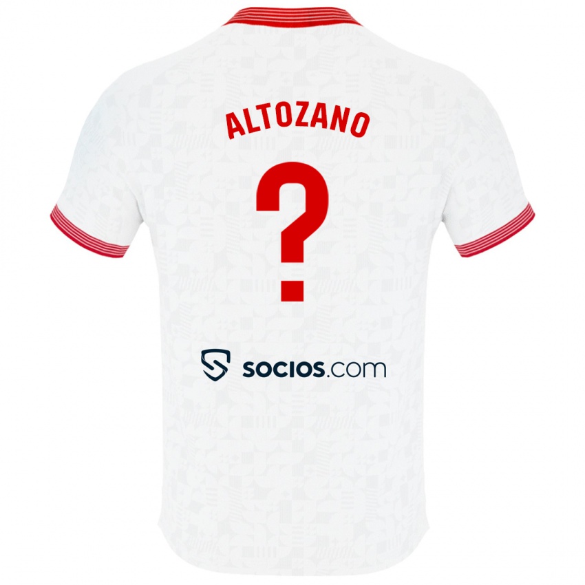 Női Edu Altozano #0 Fehér Hazai Jersey 2023/24 Mez Póló Ing