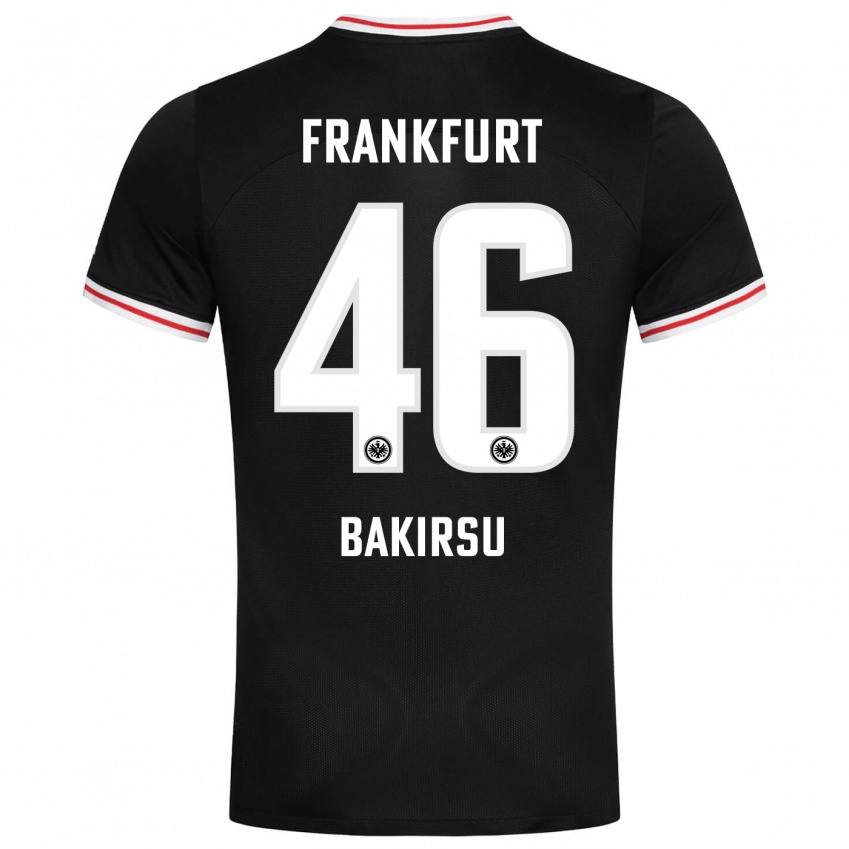 Női Hüseyin Bakirsu #46 Fekete Idegenbeli Jersey 2023/24 Mez Póló Ing