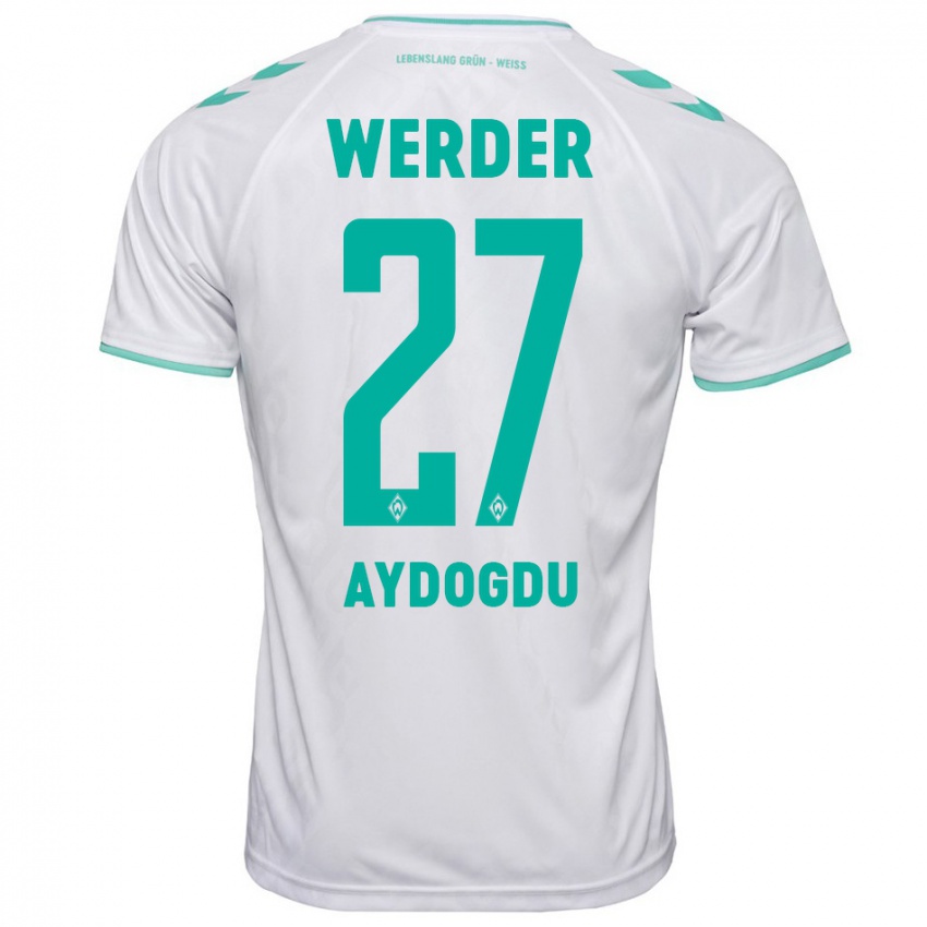 Női Onur Aydogdu #27 Fehér Idegenbeli Jersey 2023/24 Mez Póló Ing