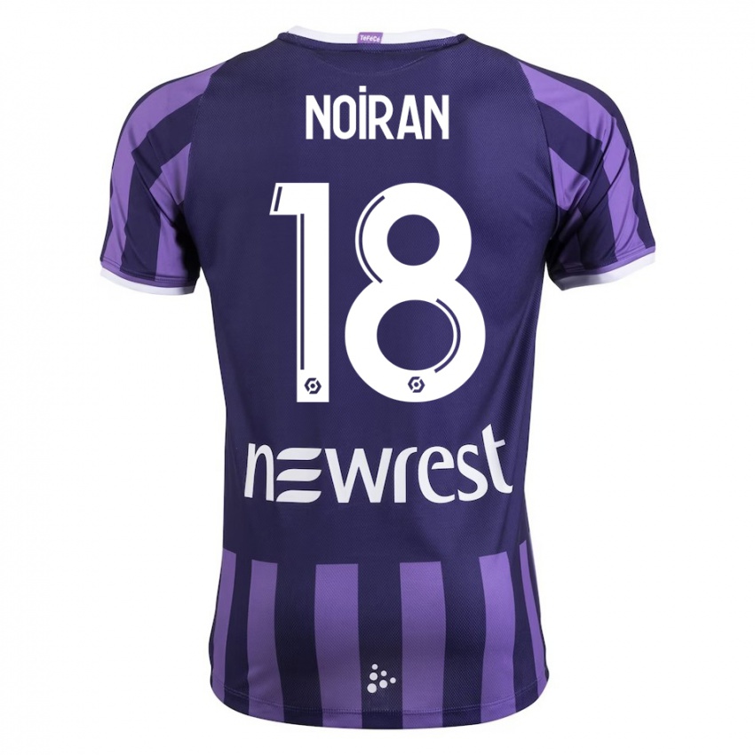 Női Clara Noiran #18 Lila Idegenbeli Jersey 2023/24 Mez Póló Ing