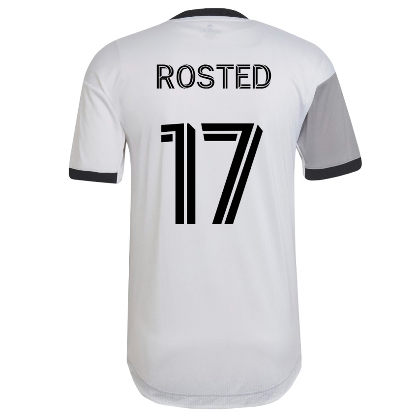 Női Sigurd Rosted #17 Fehér Idegenbeli Jersey 2023/24 Mez Póló Ing