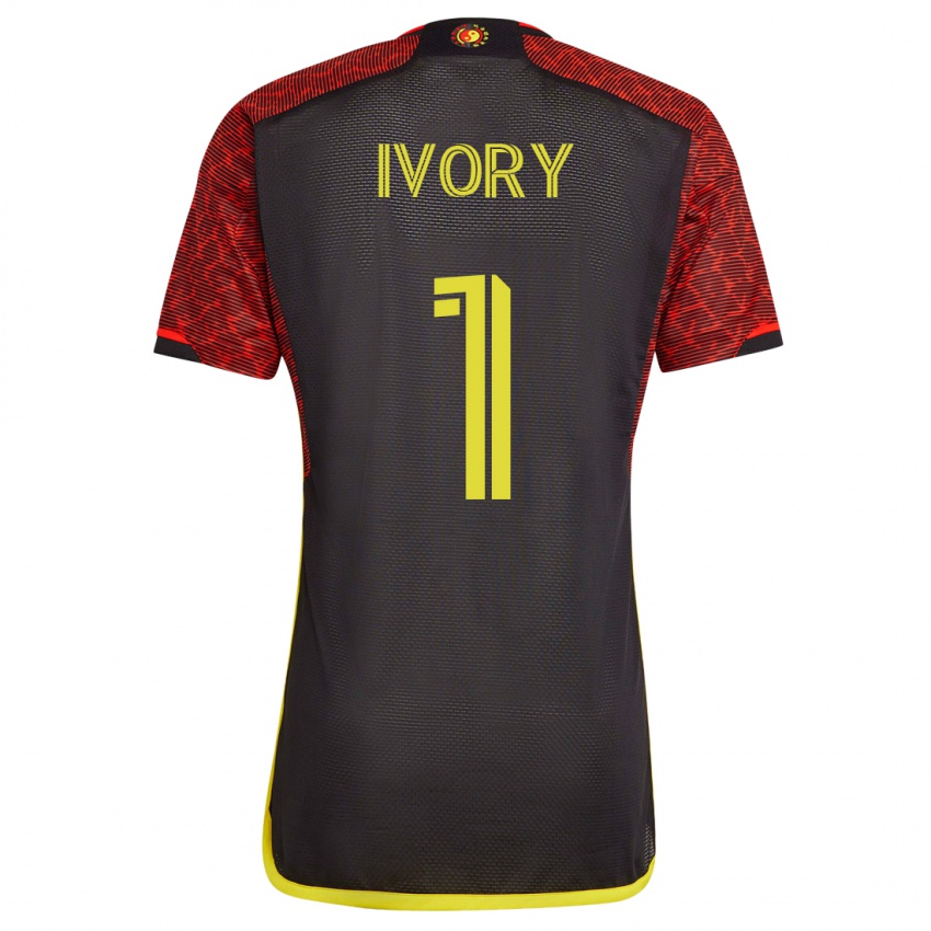 Női Laurel Ivory #1 Narancs Idegenbeli Jersey 2023/24 Mez Póló Ing