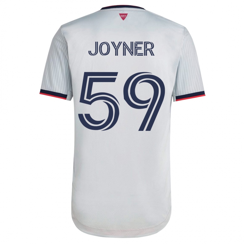 Női Mykhi Joyner #59 Fehér Idegenbeli Jersey 2023/24 Mez Póló Ing