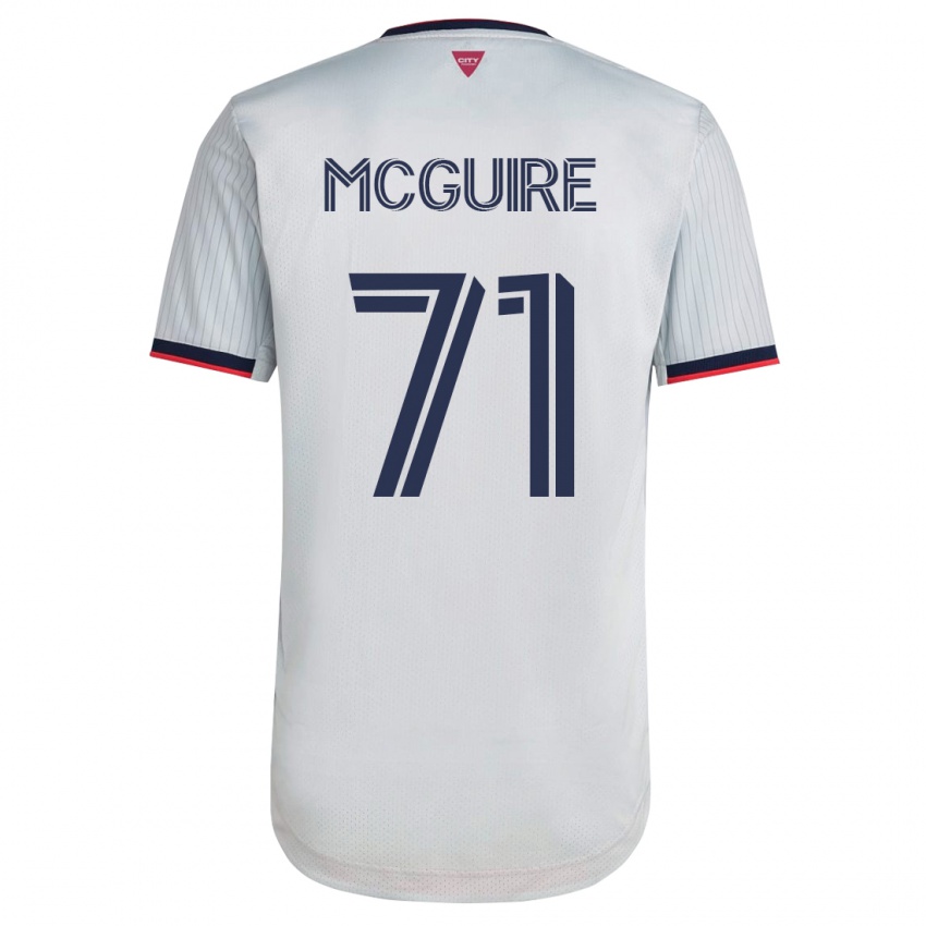 Női Nolan Mcguire #71 Fehér Idegenbeli Jersey 2023/24 Mez Póló Ing