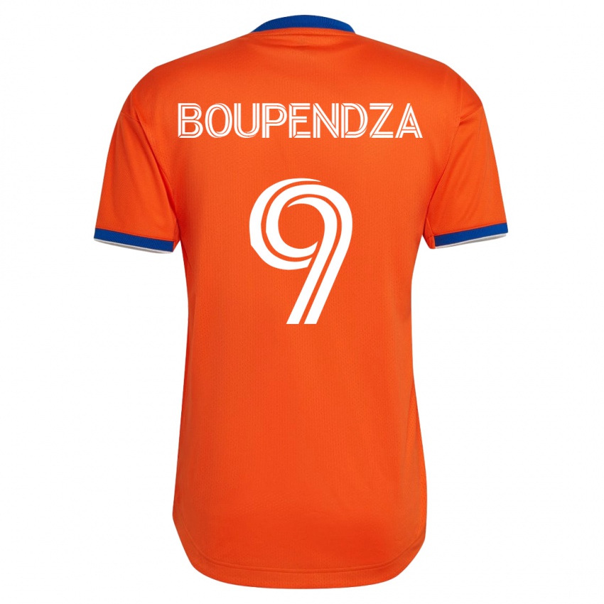 Női Aaron Boupendza #9 Fehér Idegenbeli Jersey 2023/24 Mez Póló Ing