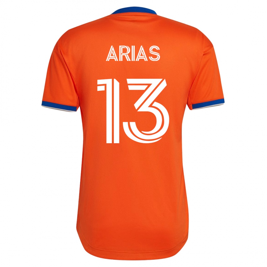 Női Santiago Arias #13 Fehér Idegenbeli Jersey 2023/24 Mez Póló Ing