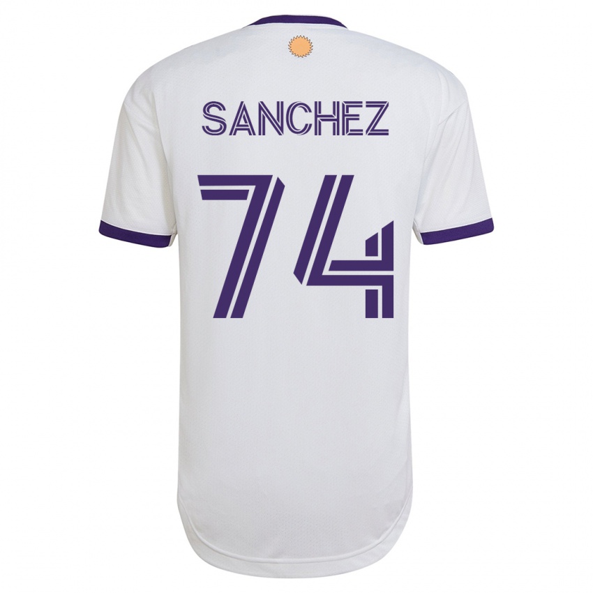 Női Fernando Sanchez #74 Fehér Idegenbeli Jersey 2023/24 Mez Póló Ing