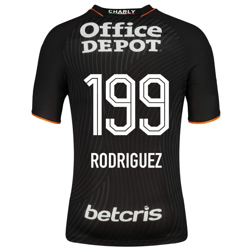 Női Miguel Rodríguez #199 Fekete Idegenbeli Jersey 2023/24 Mez Póló Ing