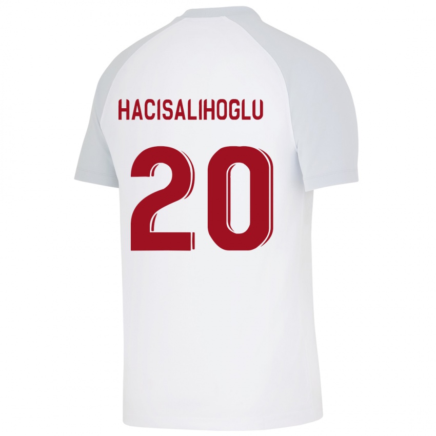 Női Arda Hacisalihoglu #20 Fehér Idegenbeli Jersey 2023/24 Mez Póló Ing