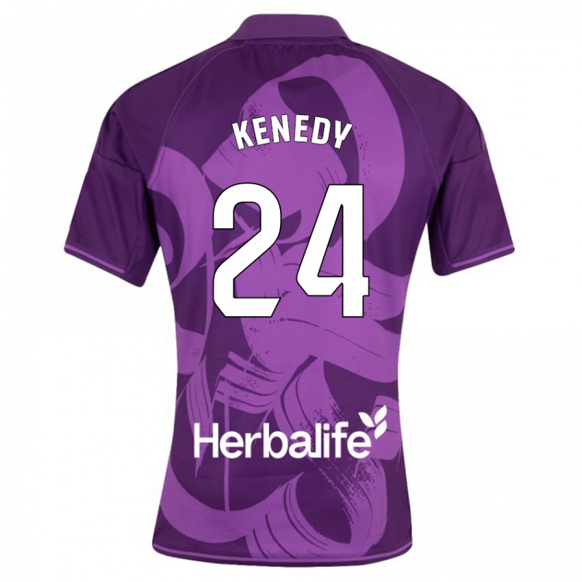 Női Kenedy #24 Ibolya Idegenbeli Jersey 2023/24 Mez Póló Ing