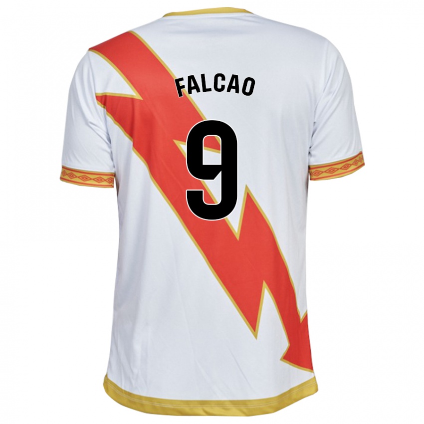 Gyermek Radamel Falcao #9 Fehér Hazai Jersey 2023/24 Mez Póló Ing