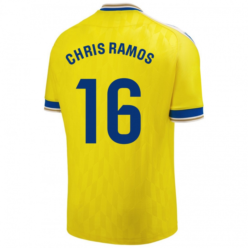 Gyermek Chris Ramos #16 Sárga Hazai Jersey 2023/24 Mez Póló Ing