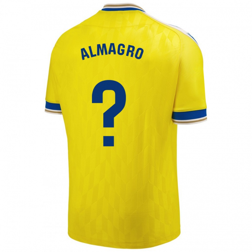 Gyermek Samu Almagro #0 Sárga Hazai Jersey 2023/24 Mez Póló Ing