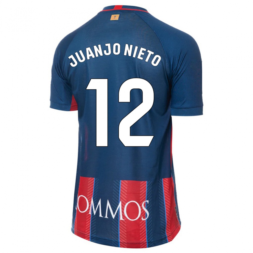 Gyermek Juanjo Nieto #12 Haditengerészet Hazai Jersey 2023/24 Mez Póló Ing