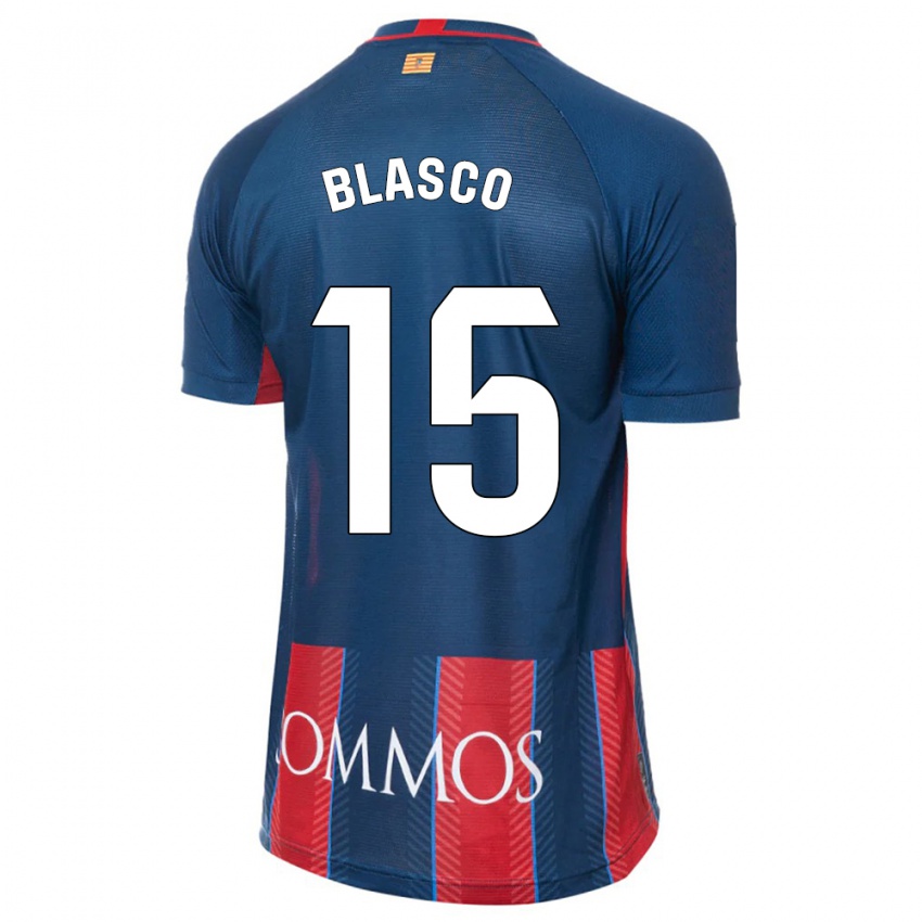 Gyermek Jérémy Blasco #15 Haditengerészet Hazai Jersey 2023/24 Mez Póló Ing