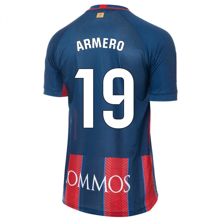 Gyermek Sergi Armero #19 Haditengerészet Hazai Jersey 2023/24 Mez Póló Ing