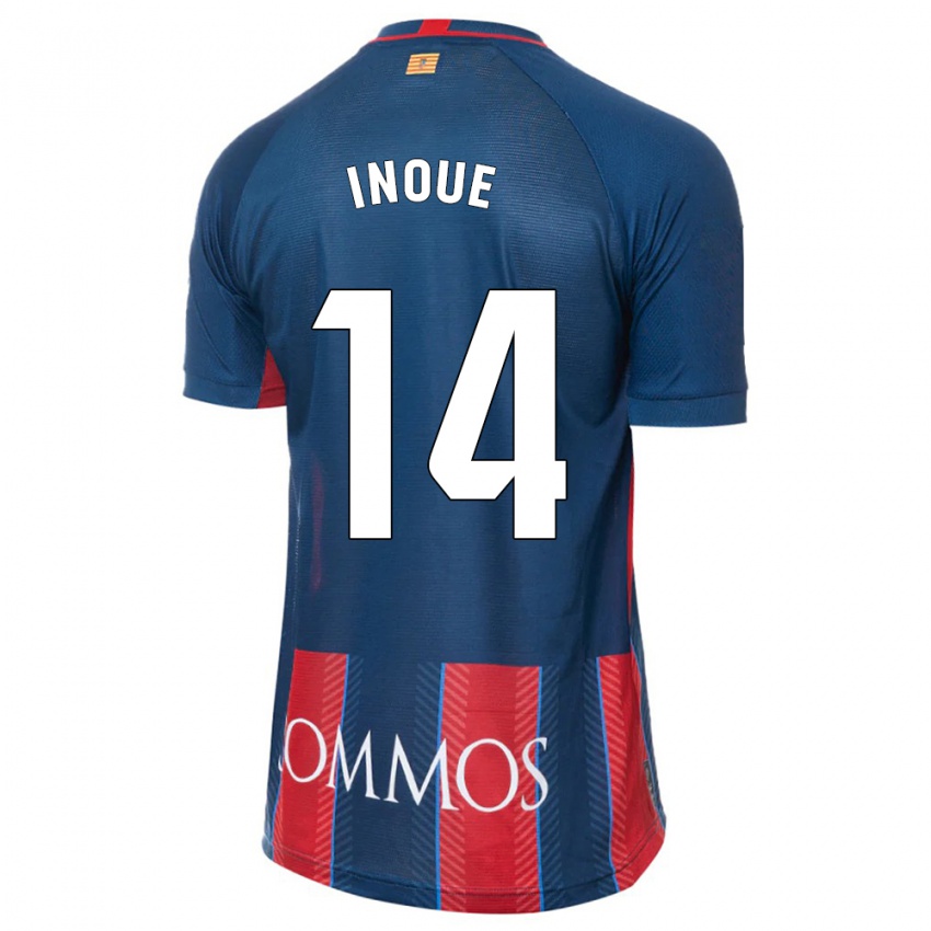 Gyermek Moe Inoue #14 Haditengerészet Hazai Jersey 2023/24 Mez Póló Ing