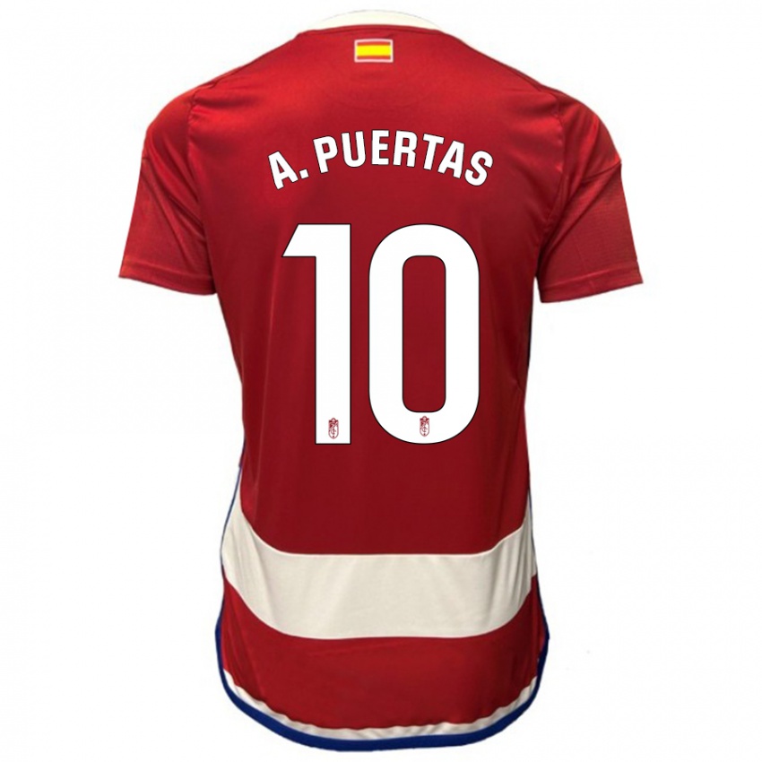 Gyermek Antonio Puertas #10 Piros Hazai Jersey 2023/24 Mez Póló Ing