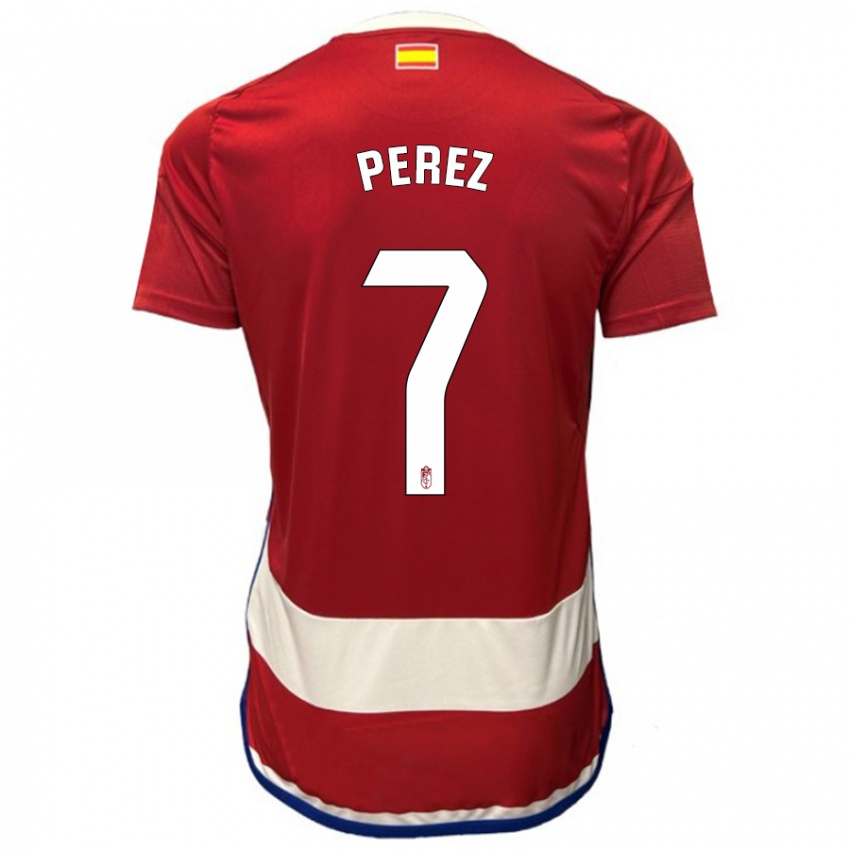 Gyermek Laura Pérez #7 Piros Hazai Jersey 2023/24 Mez Póló Ing