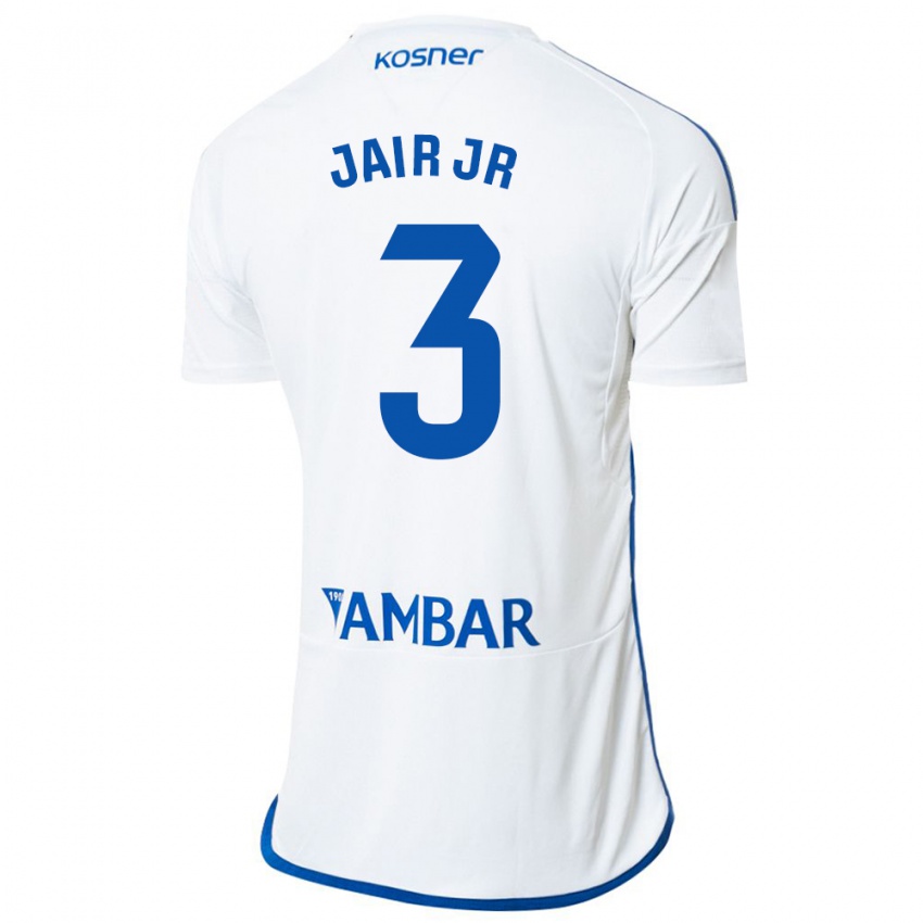 Gyermek Jair Amador #3 Fehér Hazai Jersey 2023/24 Mez Póló Ing