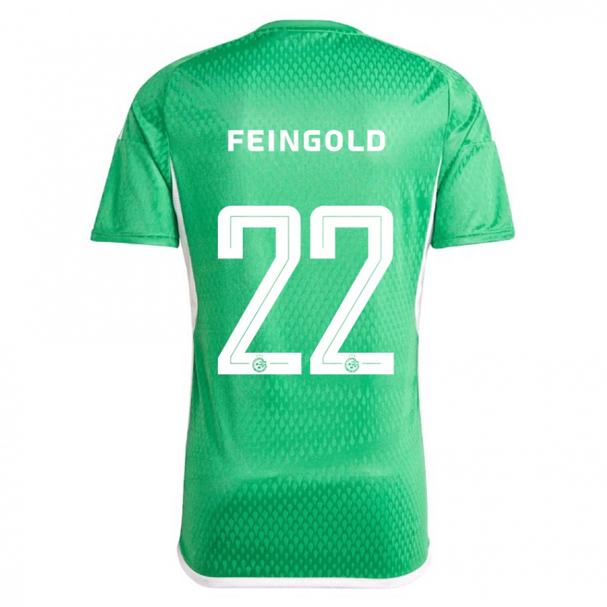 Gyermek Ilay Feingold #22 Fehér Kék Hazai Jersey 2023/24 Mez Póló Ing