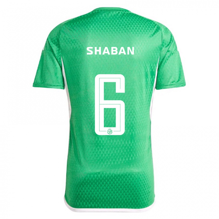 Gyermek Loay Shaban #6 Fehér Kék Hazai Jersey 2023/24 Mez Póló Ing