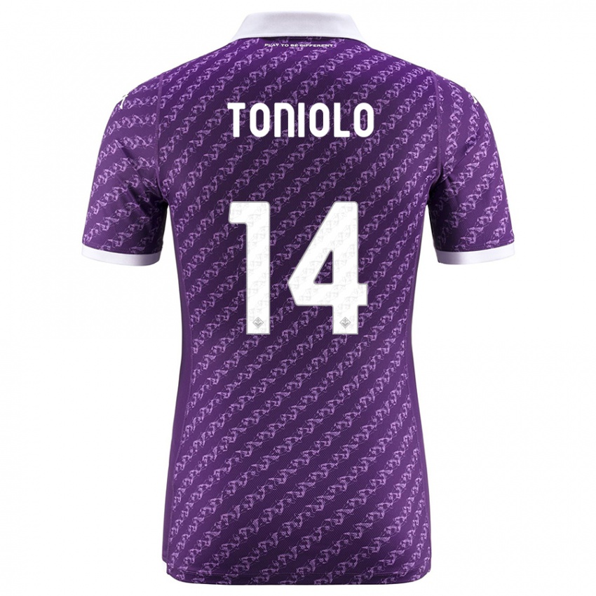 Gyermek Martina Toniolo #14 Ibolya Hazai Jersey 2023/24 Mez Póló Ing