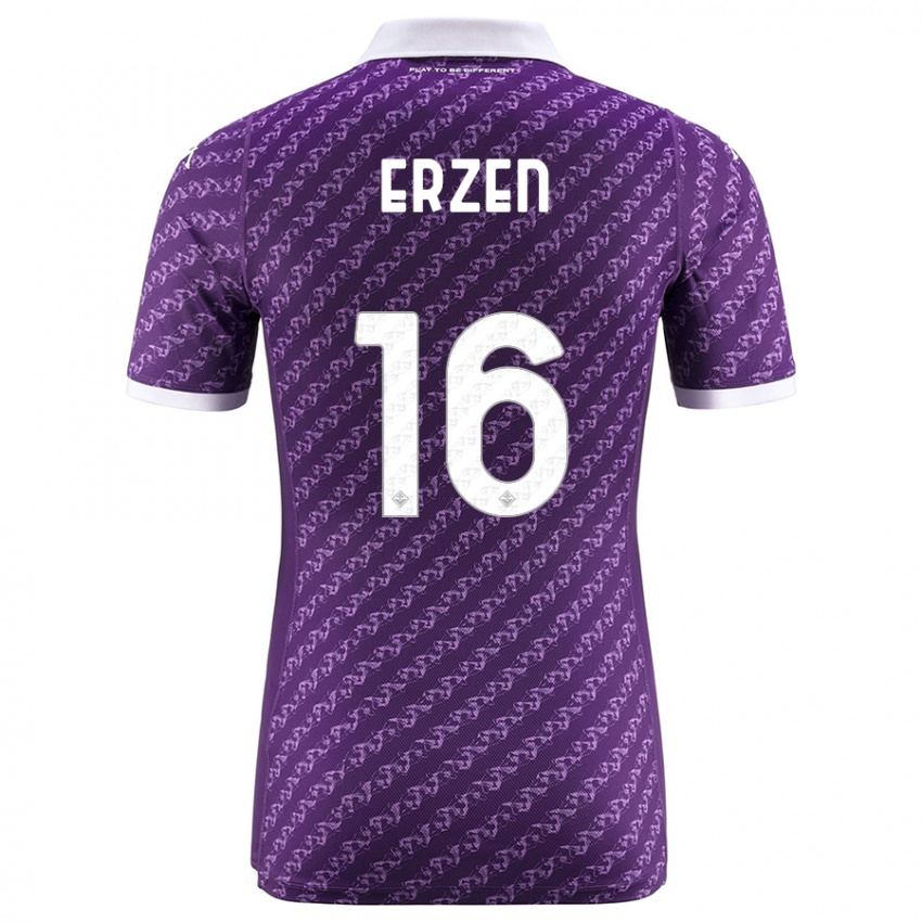 Gyermek Kaja Erzen #16 Ibolya Hazai Jersey 2023/24 Mez Póló Ing