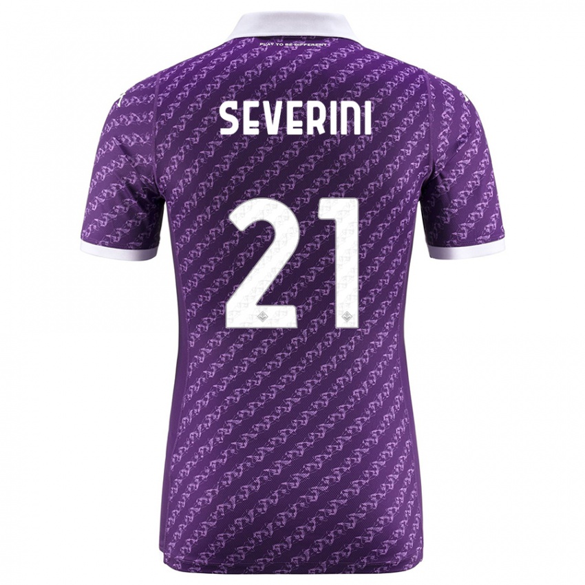 Gyermek Emma Severini #21 Ibolya Hazai Jersey 2023/24 Mez Póló Ing