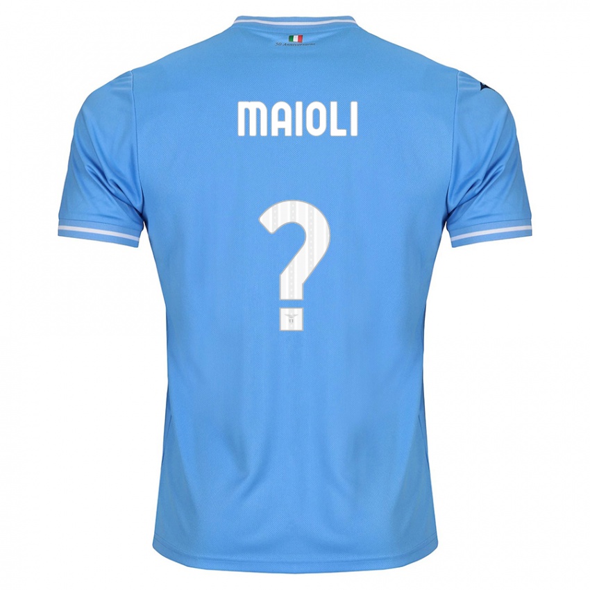 Gyermek Francesco Maioli #0 Kék Hazai Jersey 2023/24 Mez Póló Ing
