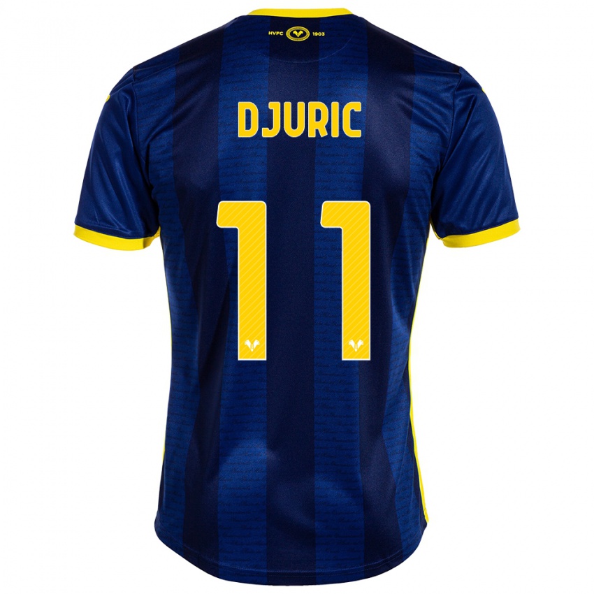 Gyermek Milan Djuric #11 Haditengerészet Hazai Jersey 2023/24 Mez Póló Ing